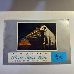 RCA Victor Custom Series Stereo Original Operating Instructions Vintage 60s